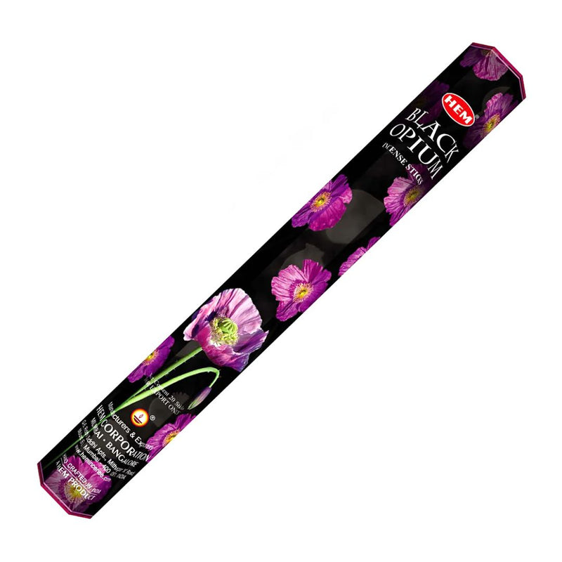 HEM Black Opium Incense Sticks