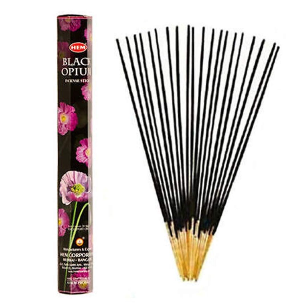 HEM Black Opium Incense Sticks