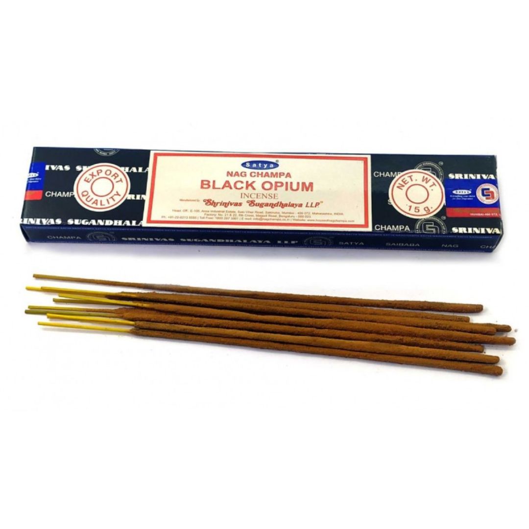 Satya Black Opium Incense Sticks