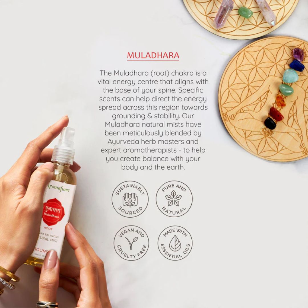 Aromafume 1st - Root Chakra Natural Mist (100ml)