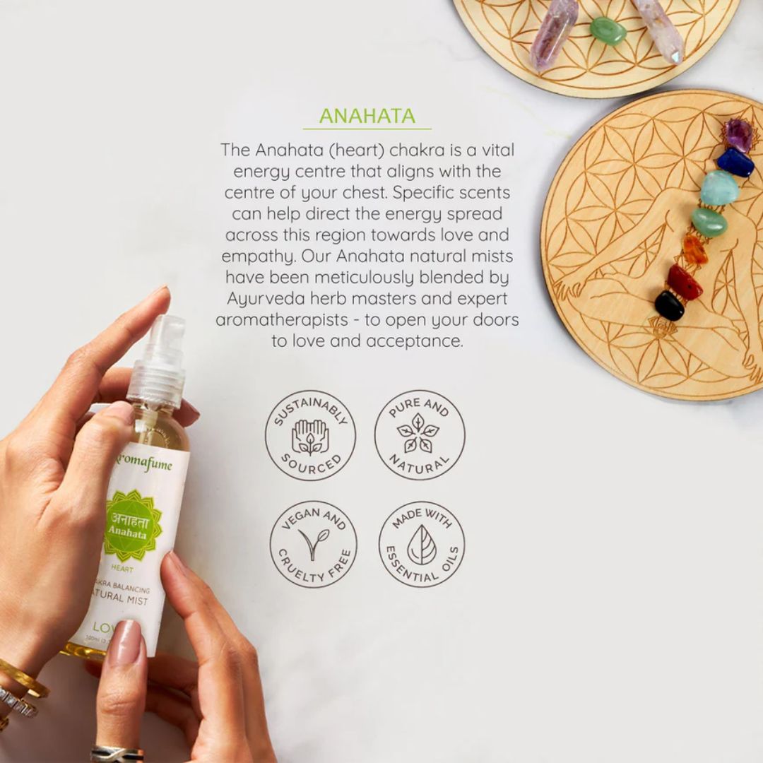 Aromafume 4th - Heart Chakra Natural Mist (100ml)