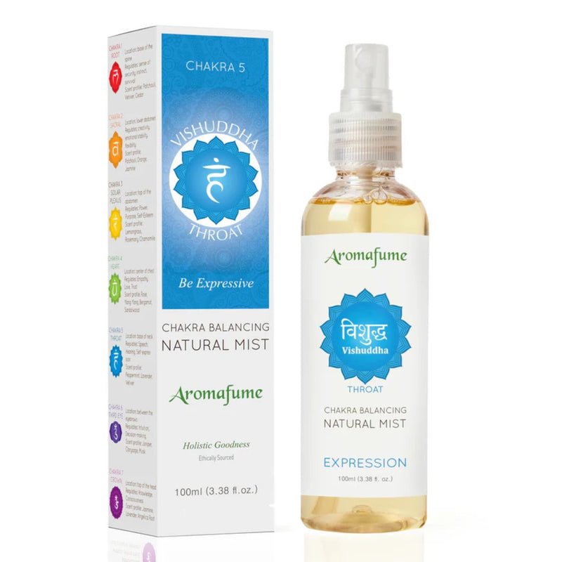 Aromafume 5th - Throat Chakra Natural Mist (100ml)