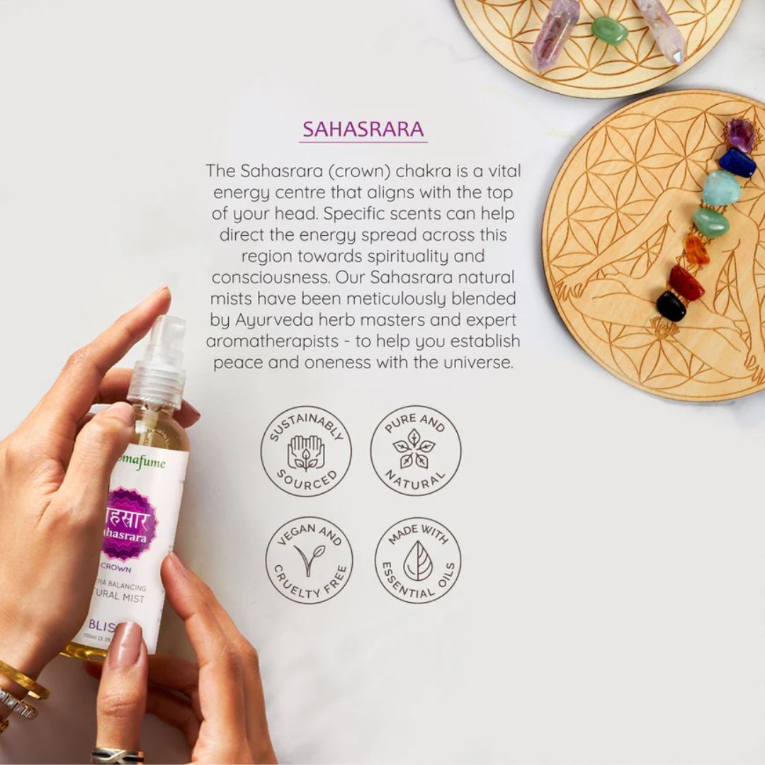 Aromafume 7th - Crown Chakra Natural Mist (100ml)