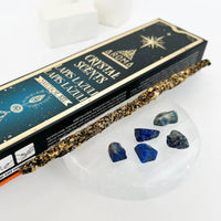 Aroma Crystal Scents - Lapis Lazuli Incense Sticks with Crystals