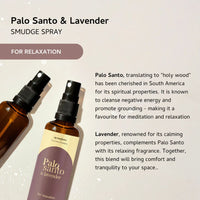 Aromafume Palo Santo & Lavender Smudge Spray 100ml