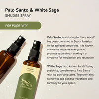 Aromafume Palo Santo & White Sage Smudge Spray 100ml