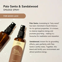 Aromafume Palo Santo & Sandalwood Smudge Spray 100ml