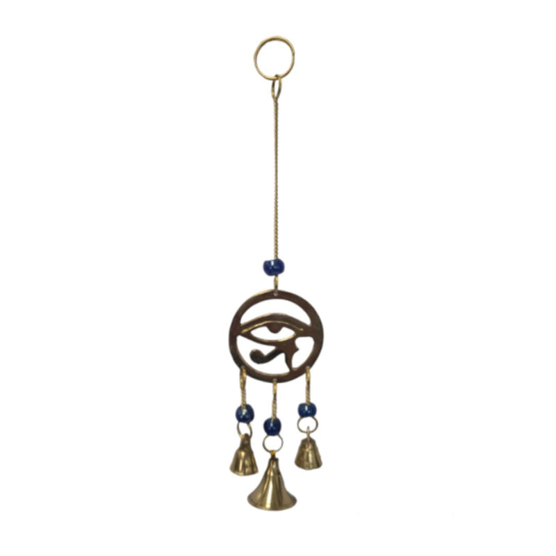 Brass Hanging Horus Eye Windchime