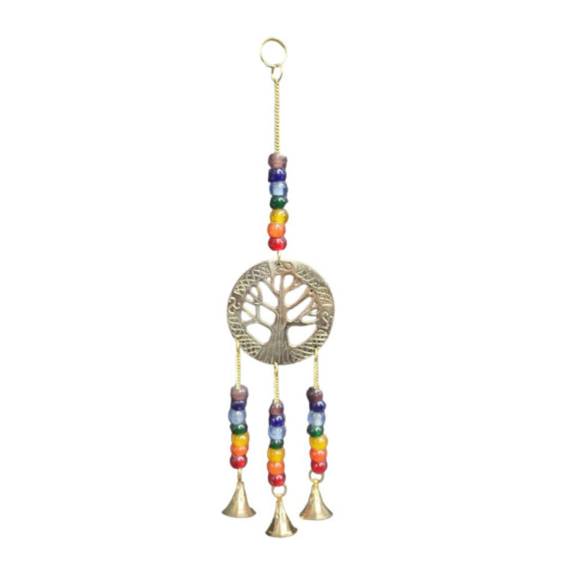 Brass Hanging Tree of Life Windchime