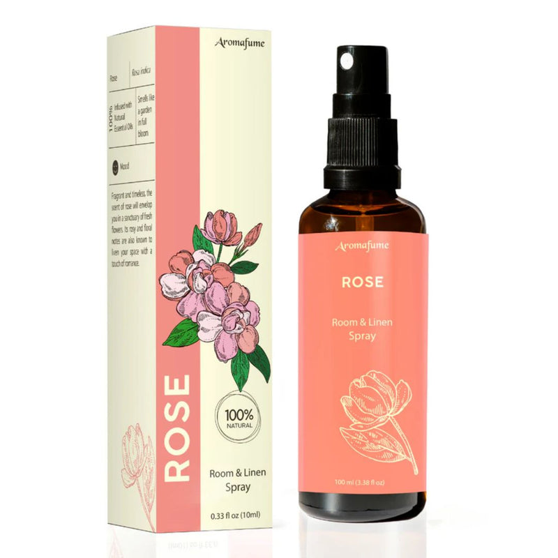 Aromafume Rose Natural Room & Linen Spray 100ml