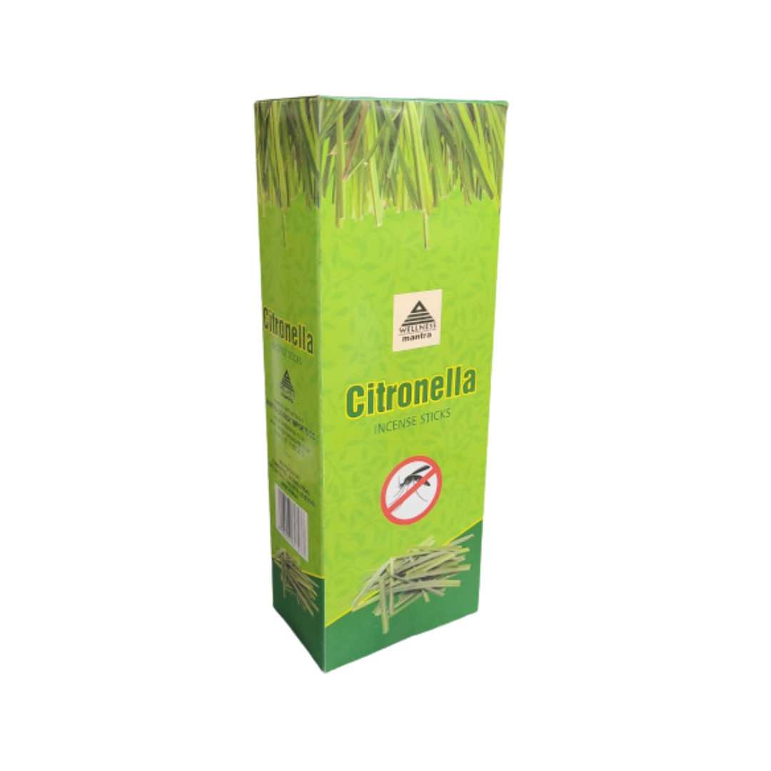 Wellness Mantra Citronella Incense Sticks (6 pack - 20 Sticks each)