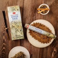 Embrace the Sacred Smudge with Ethically Sourced White Sage Incense - 20 Sticks