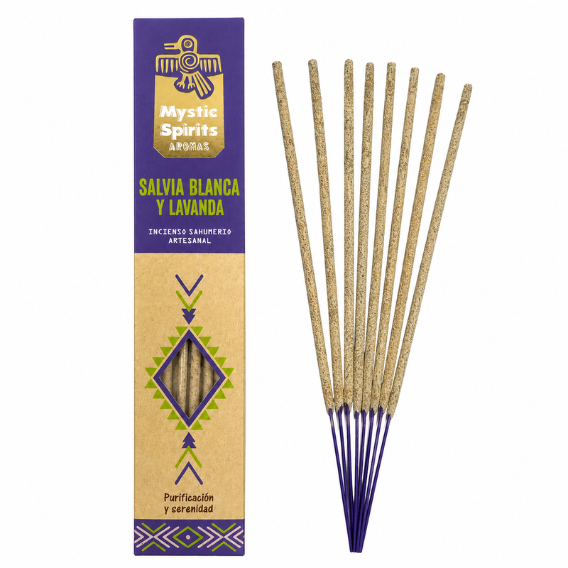 White Sage and Lavender Mystic Spirits Incense