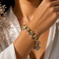 citrine Sterling silver bracelet