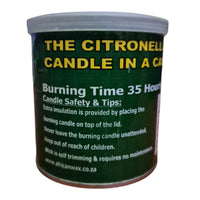 co-Friendly Citronella Insect Repellent Candle – Powerful Fly and Mosquito Repellent for Nighttime Protection