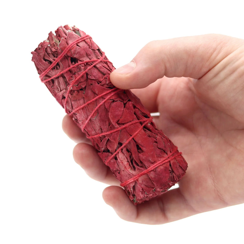 White Sage and Dragon's Blood Smudge Stick - Small, Powerful Energy Cleanser