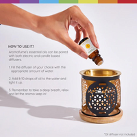 Seven chakra essential oil bottles in gift box