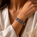 sterling silver mystic topaz bracelet