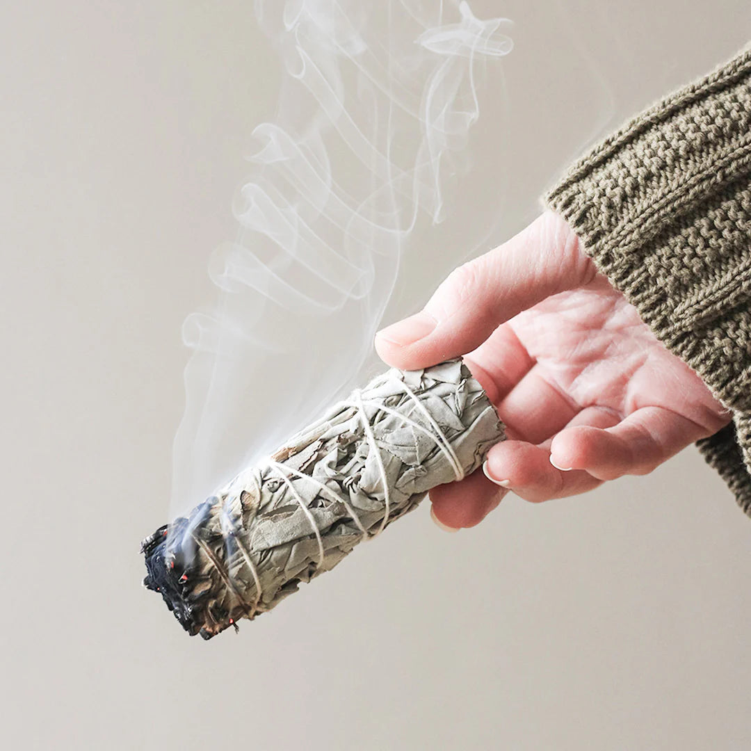 Organic White Sage Smudge Stick - Mini Size for Home and Personal Use
