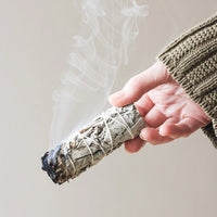 Organic White Sage Smudge Stick - Mini Size for Home and Personal Use