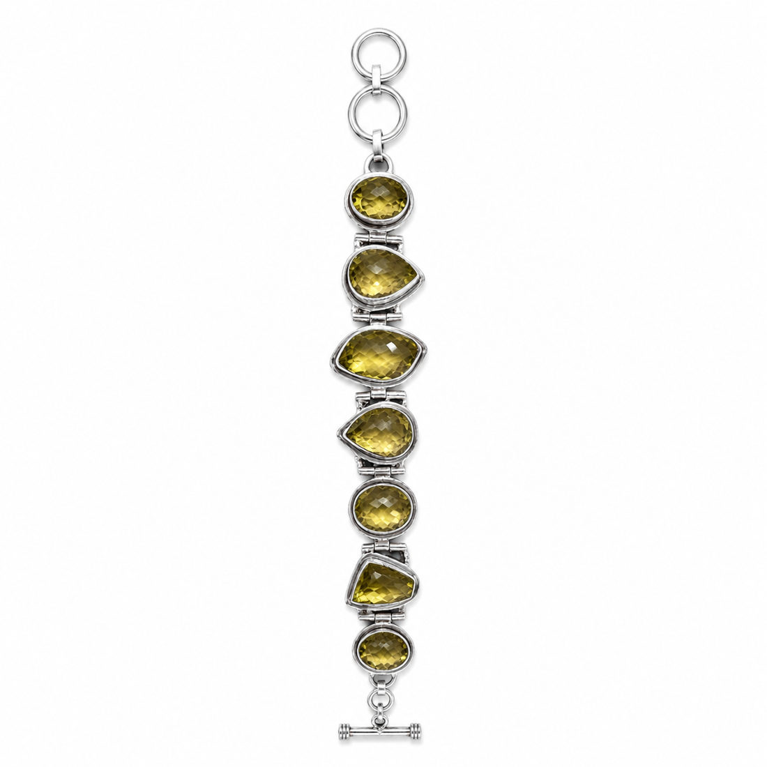 sterling silver citrine bracelet