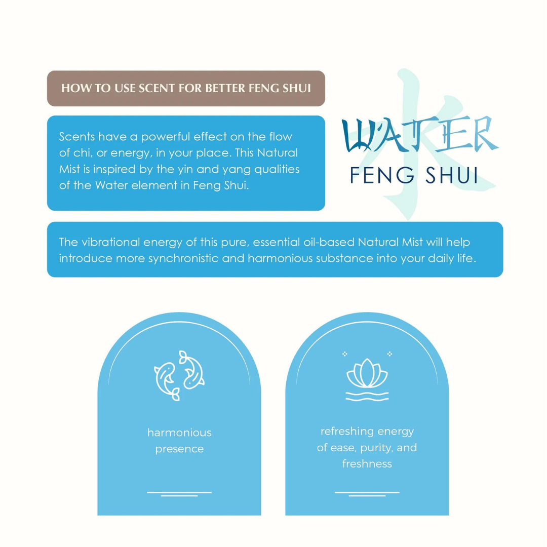 Aromafume Feng Shui Water Natural Mist 100ml