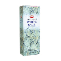 HEM White Sage Incense Sticks - Hex Box (20 Sticks)