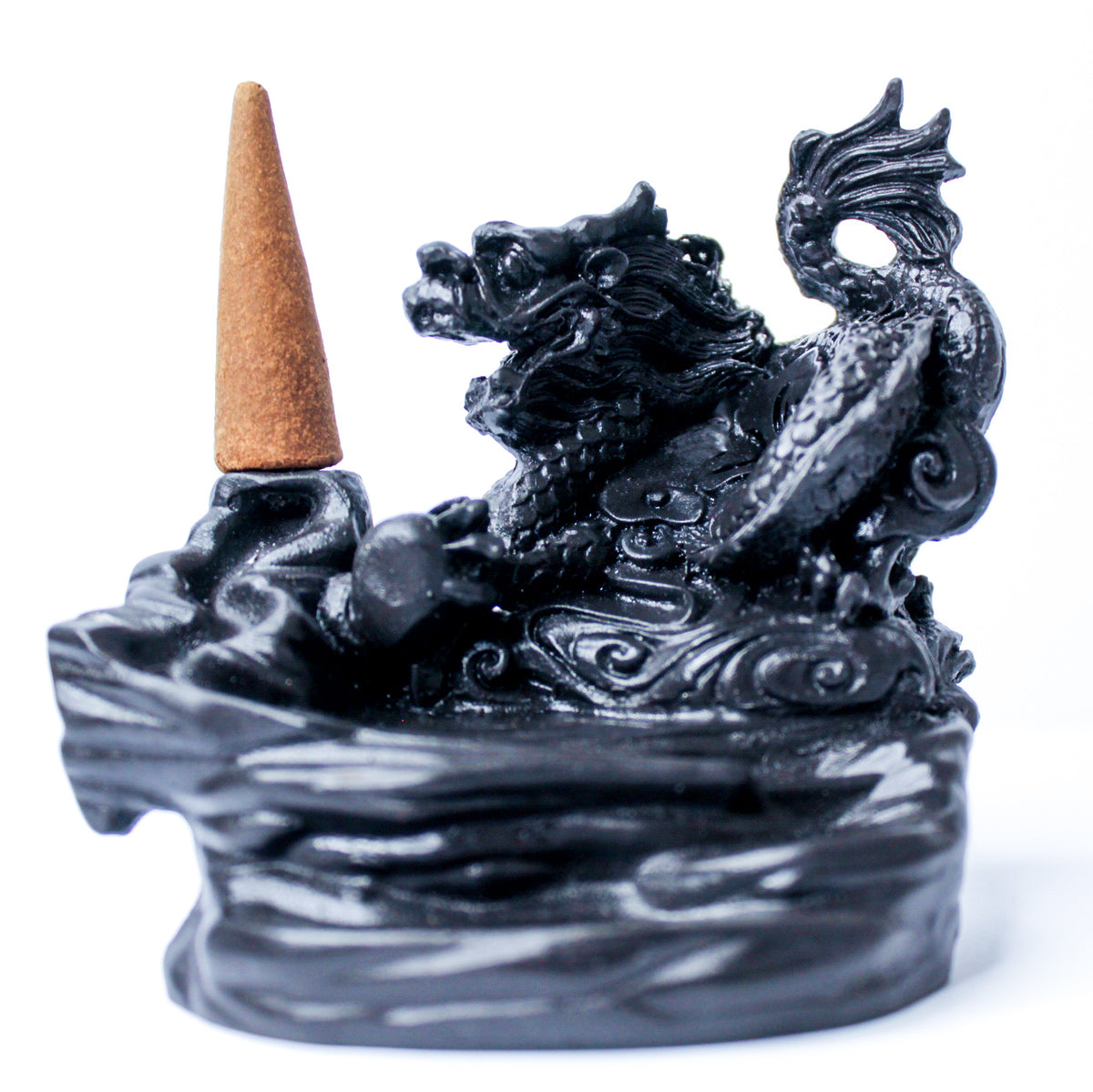 Dragon Backflow Incense Burner - Backflow Incense Holder - 10cm