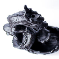 Dragon Backflow Incense Burner - ceramic dragon burner with tranquil smoke waterfall