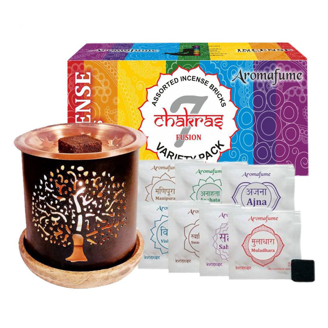 Aromafume 7 Chakra Incense Bricks Gift Set