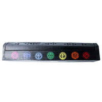 Chakra Incense Holder Black wooden ash box