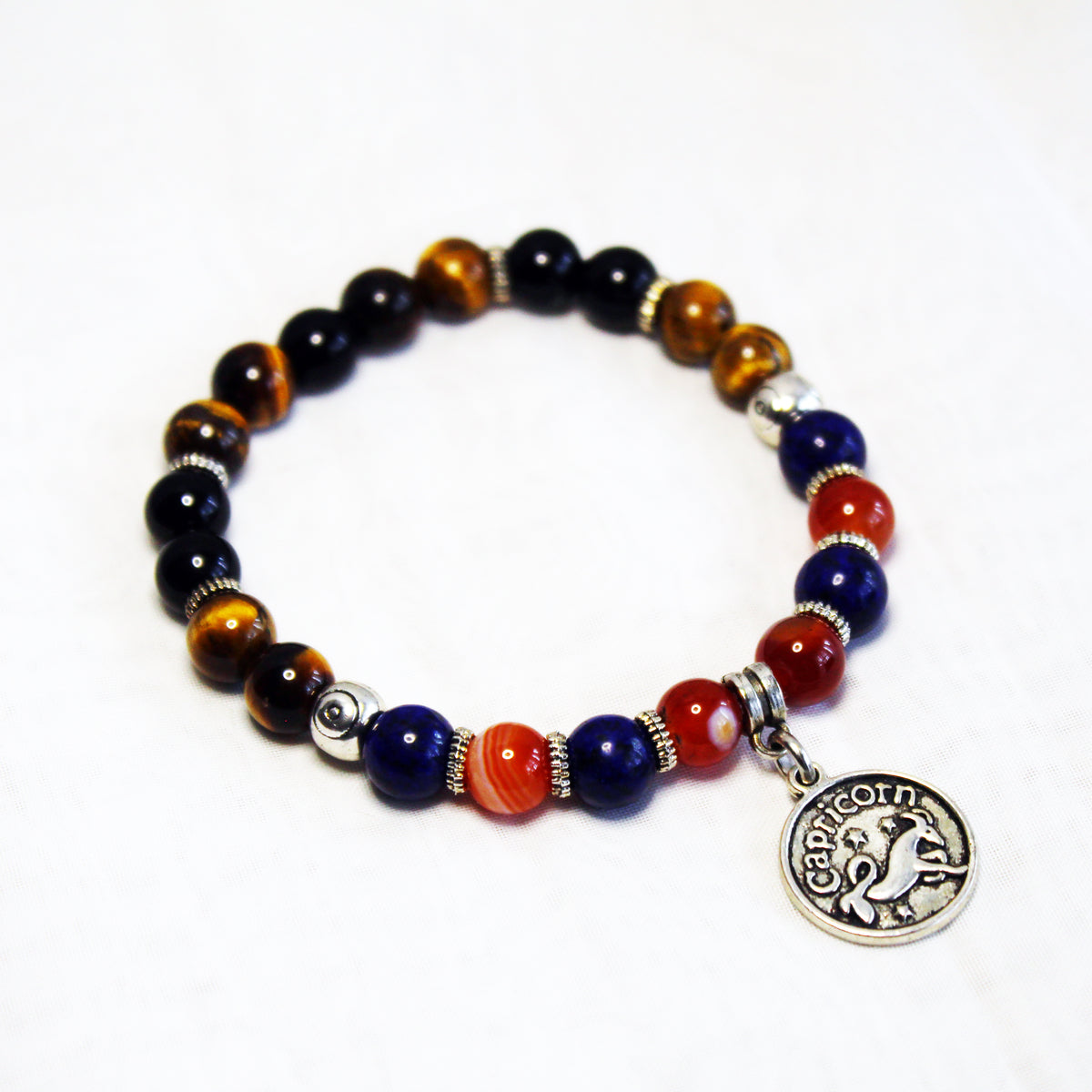 Capricorn Zodiac Gemstone Bracelet
