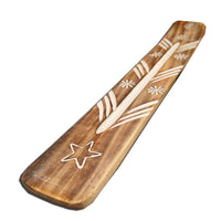 Star Traditional Painted Wooden Censer for Incense Sticks