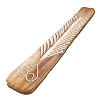 Heart Traditional Painted Wooden Censer for Incense Sticks