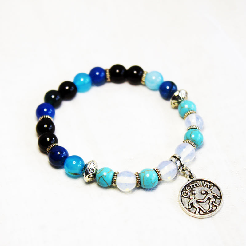 Gemini Zodiac Gemstone Bracelet