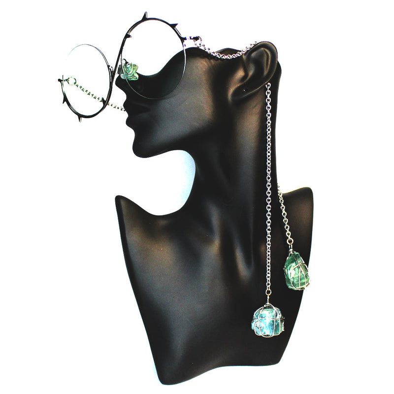 Green Thorn Festival Sunglasses - Silver