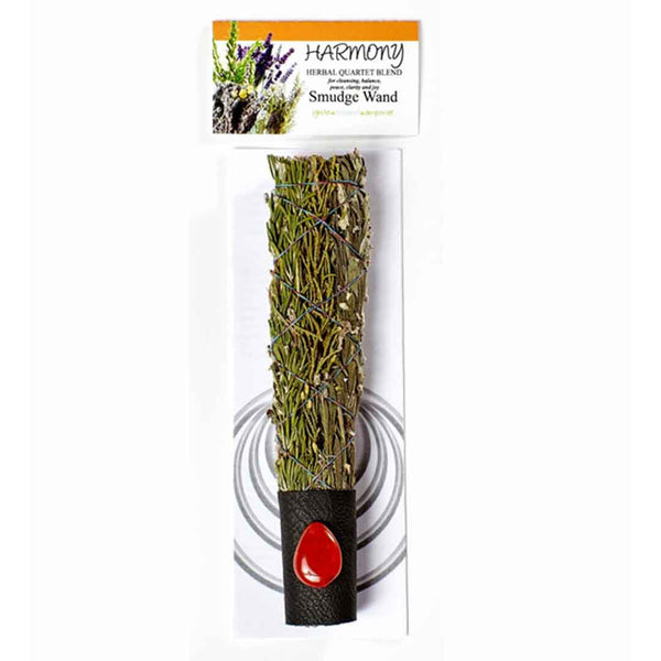 Harmony smudge wand with lavender, imphepho, rosemary and cedar