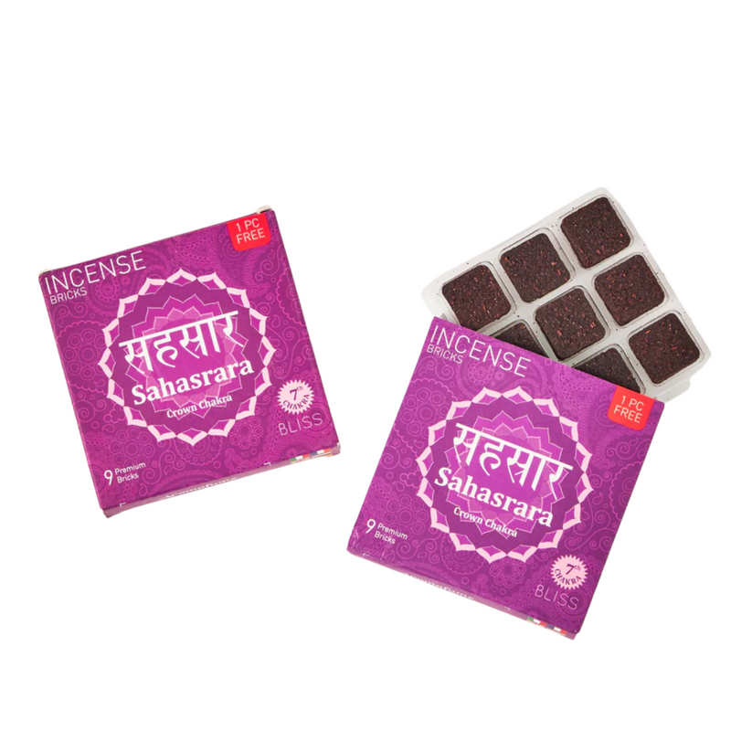 7th Chakra - Crown - Sahasrara Incense Bricks