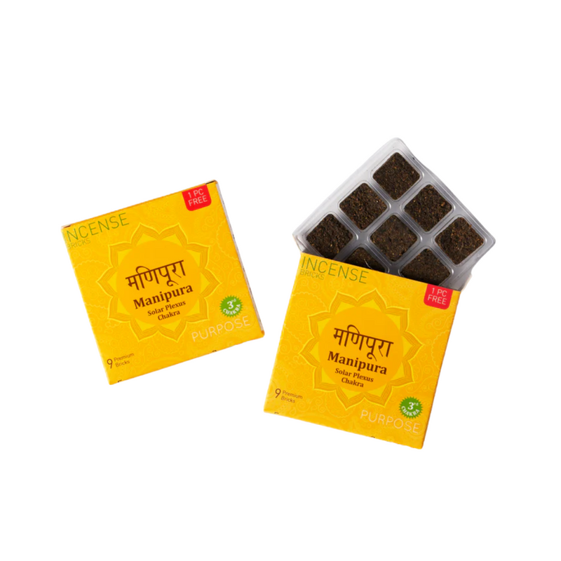 3rd Chakra - Solar Plexus - Manipura- Incense Bricks