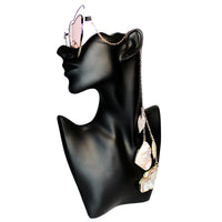 Pink Heart Festival Sunglasses - Gold