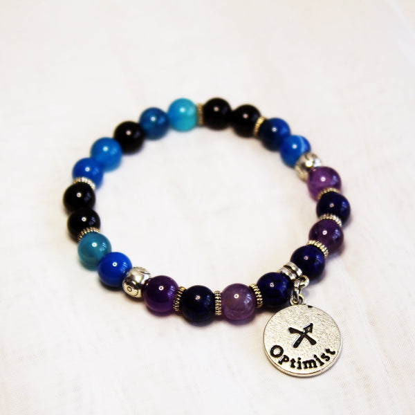 Sagittarius Zodiac Gemstone Bracelet