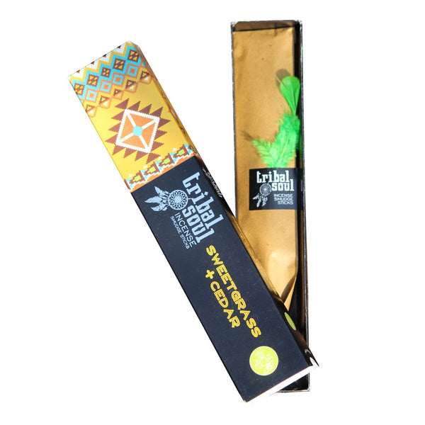 Tribal Soul Sweetgrass & Cedar Incense Smudge Sticks