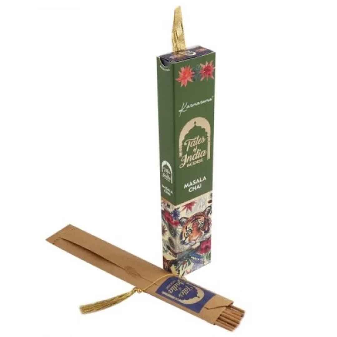 Tales of India Masala Chai Incense Sticks Packaging
