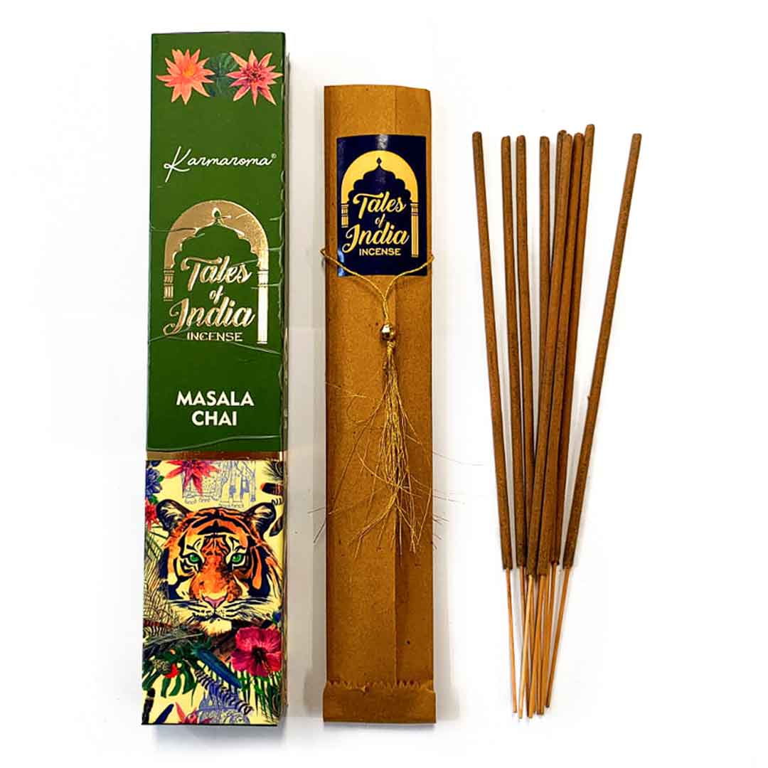 Tales of India Masala Chai Incense Sticks Packaging