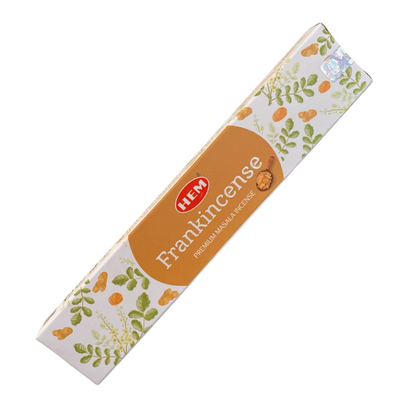 Secret Sense HEM Frankincense Premium Masala Incense sticks for meditation and spiritual rituals