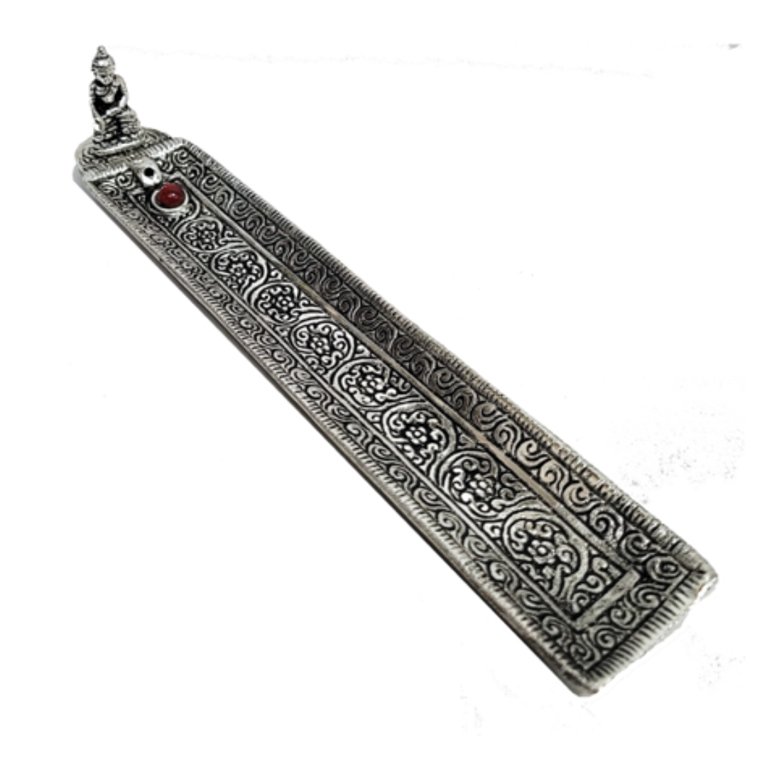 Metal Buddha Incense Holder - 21cm
