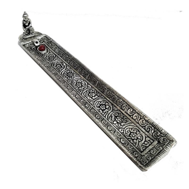 Metal Buddha Incense Holder - 21cm