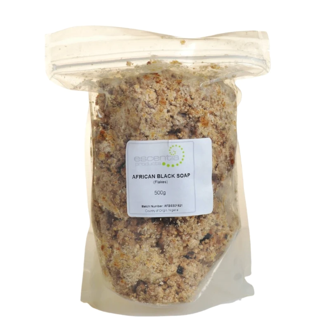 African Black Soap (Flakes)