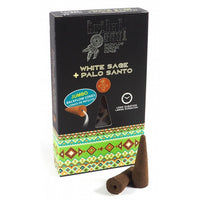 Tribal Soul White Sage and Palo Santo Backflow Incense Cones